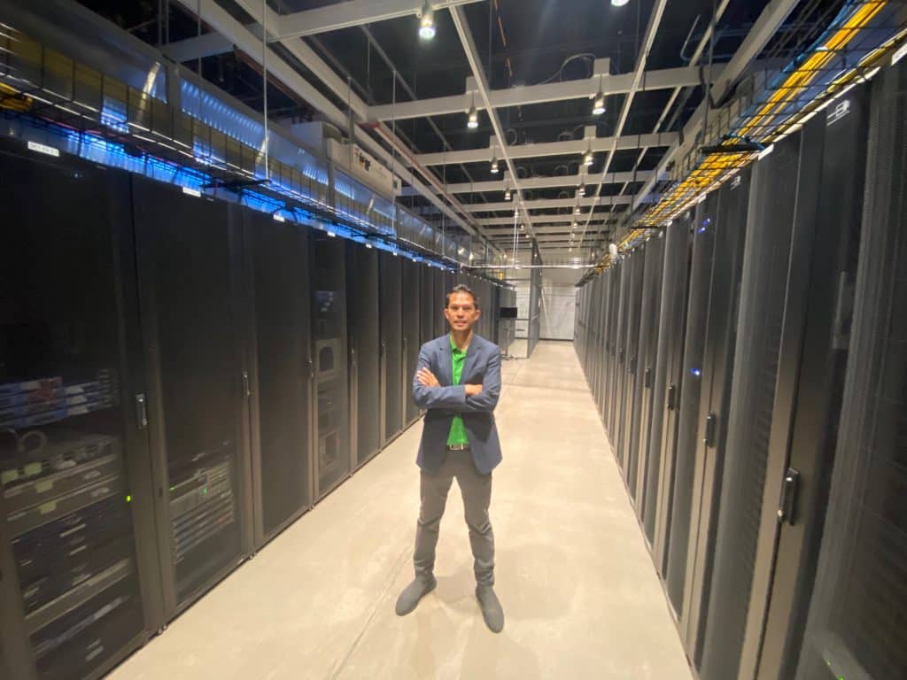 Joel Tumulak at Data Center