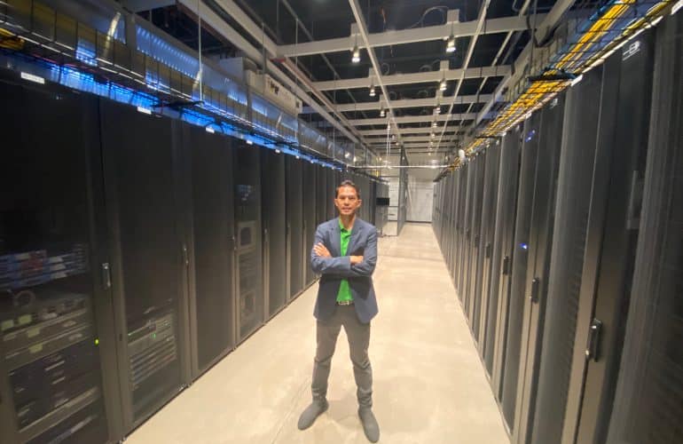 Joel Tumulak at Data Center