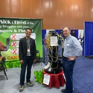 Joel Tumulak at Tradeshow